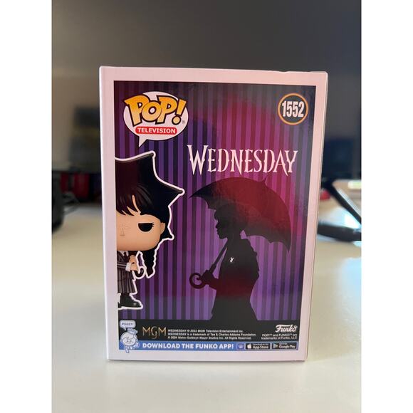 EXCLUSIVE Wednesday Umbrella Funko Pop #1552 Television Addams Family Ortega TV - Picture 3 of 6